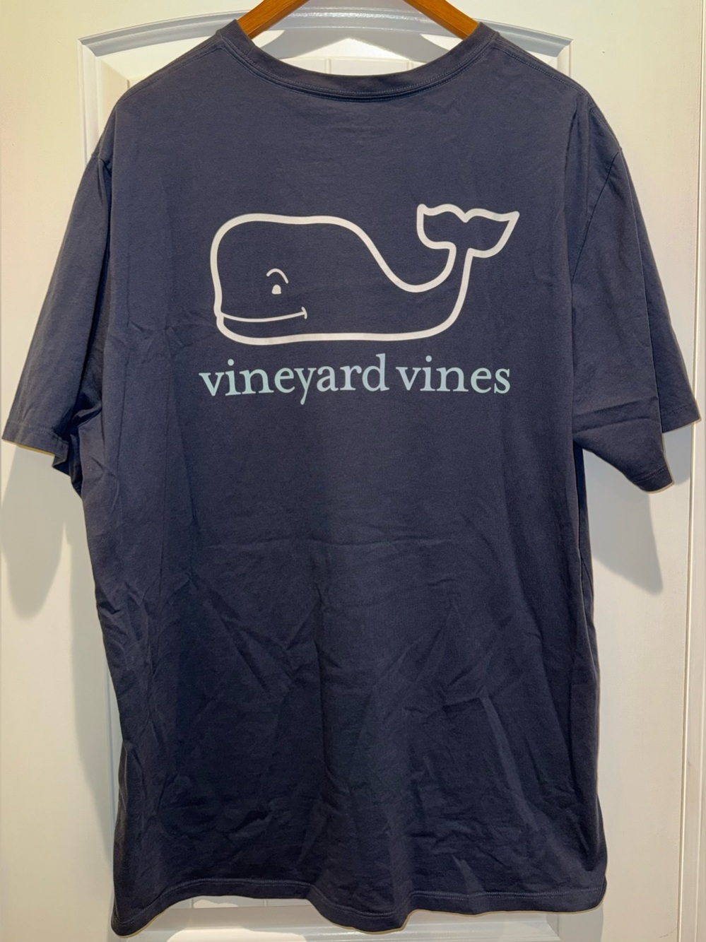 Vineyard Vines Classic Whale Short Sleeve Tee Mens XL Blue ***LIKE NEW***
